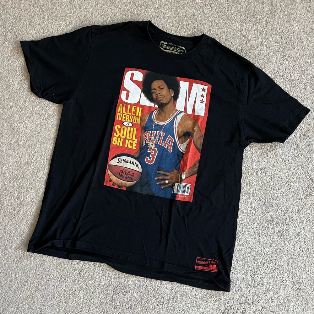 Mitchell & Ness Allen Iverson T shirt XL.